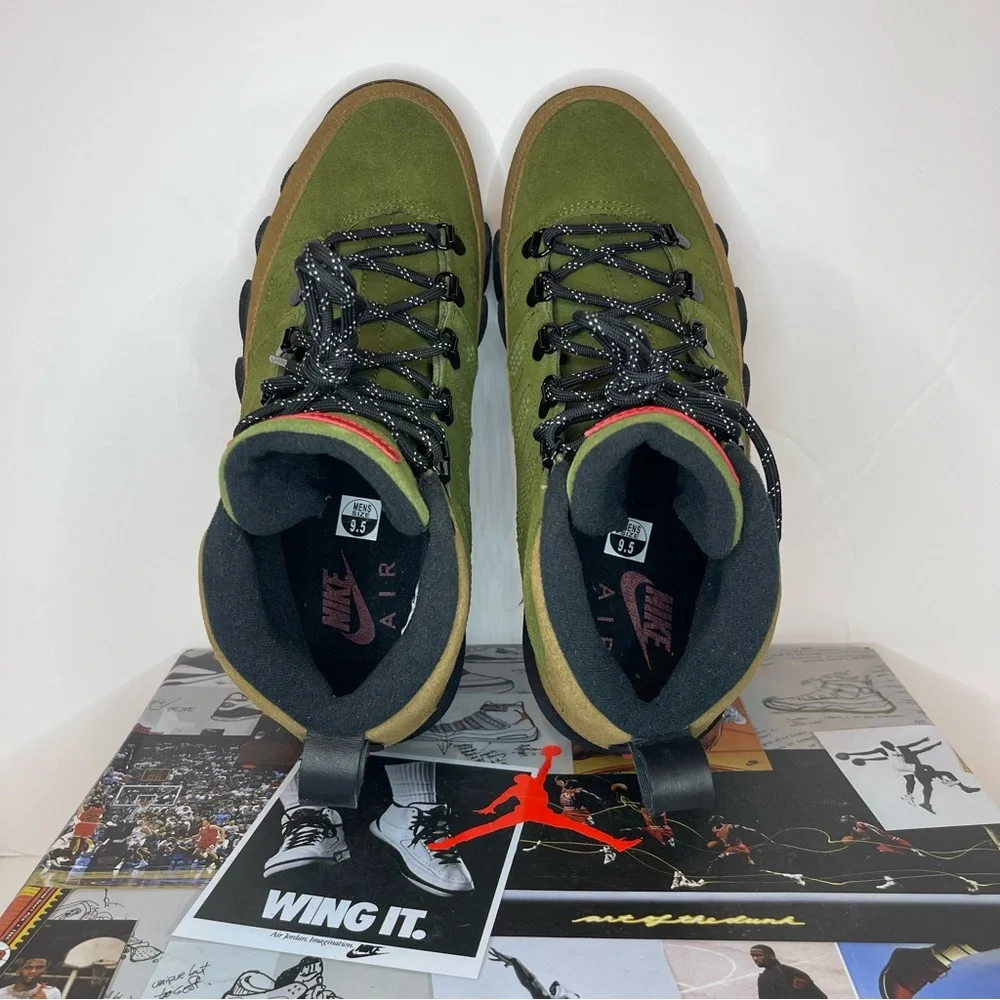 Nike Air Jordan 9 Retro Boot NRG Beef & Broccoli AR4491-200 Men’s Size 9.5 - Picture 6 of 11